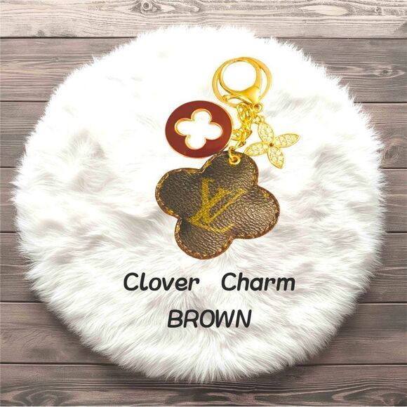Handmade Puffed Clover Charm - Picture 2 of 8